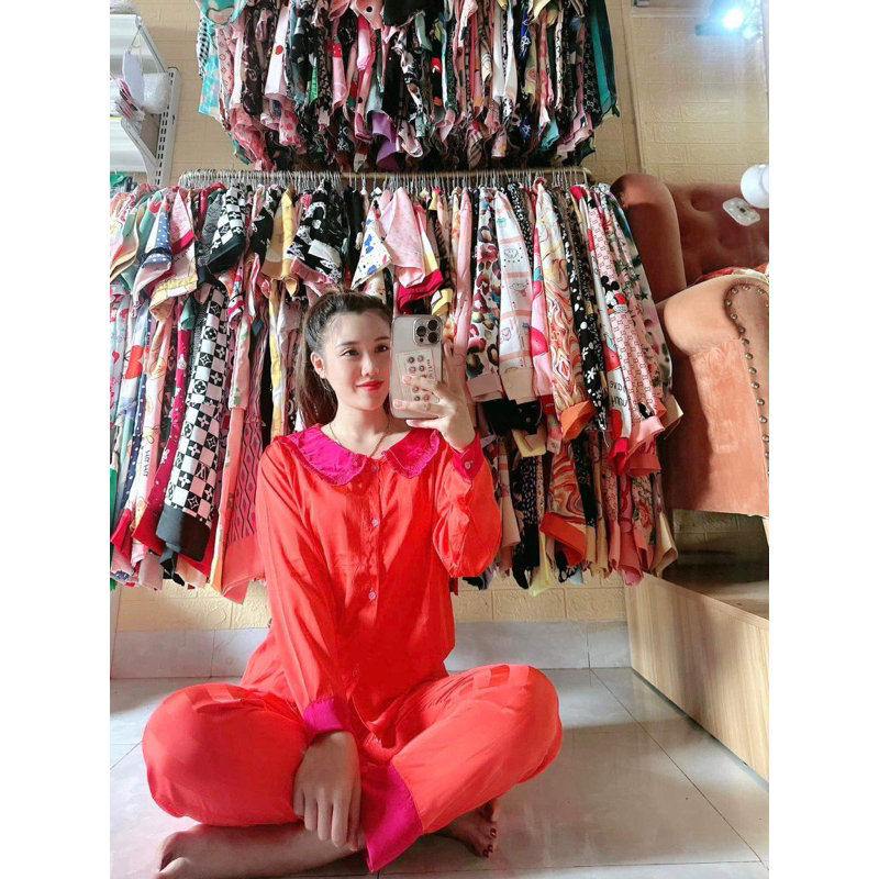 pizama lụa mango
