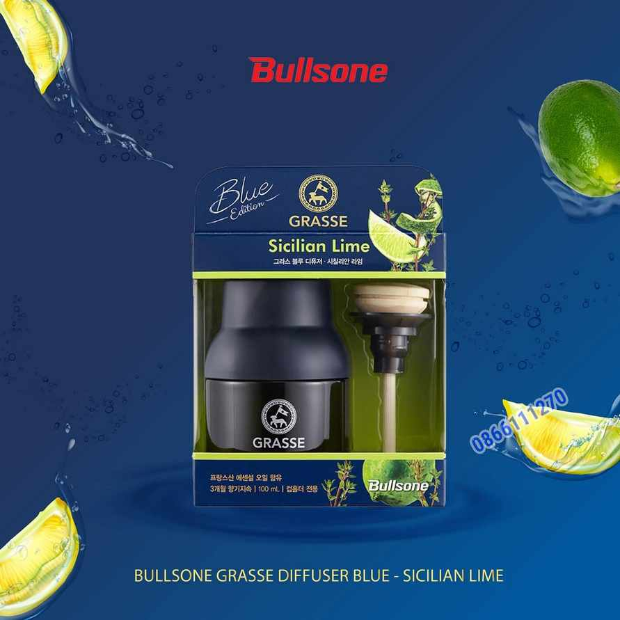 Grasse Blue Bullsone nước hoa xe ôtô cao cấp 100% dầu thơm Pháp sản xuất Hàn Quốc