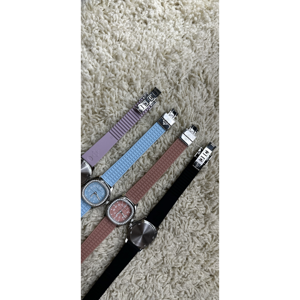 Đồng Hồ Nữ Patek Aquanaut Màu Mới - Dây Cao Su , Máy Pin, Size 34mm