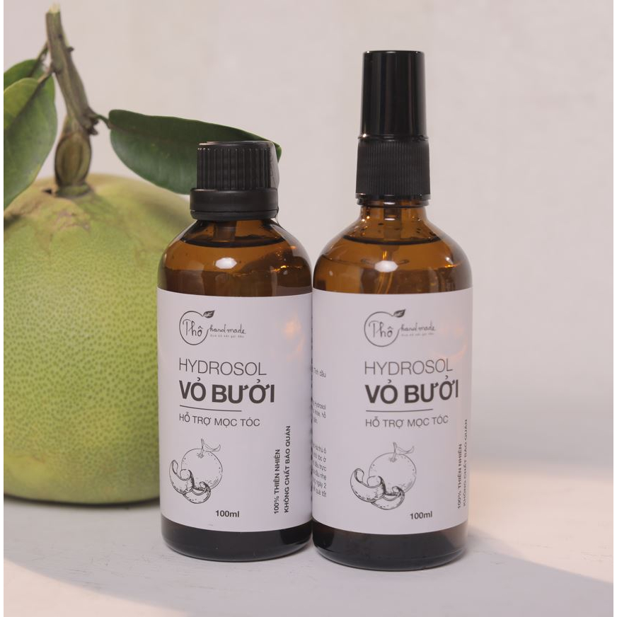 Hydrosol Vỏ bưởi - Nước cất vỏ bưởi Thô handmade