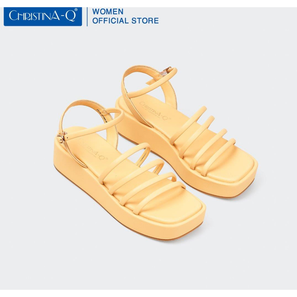 Giày Sandals Nữ Đế Xuồng ChristinA-Q XDX136