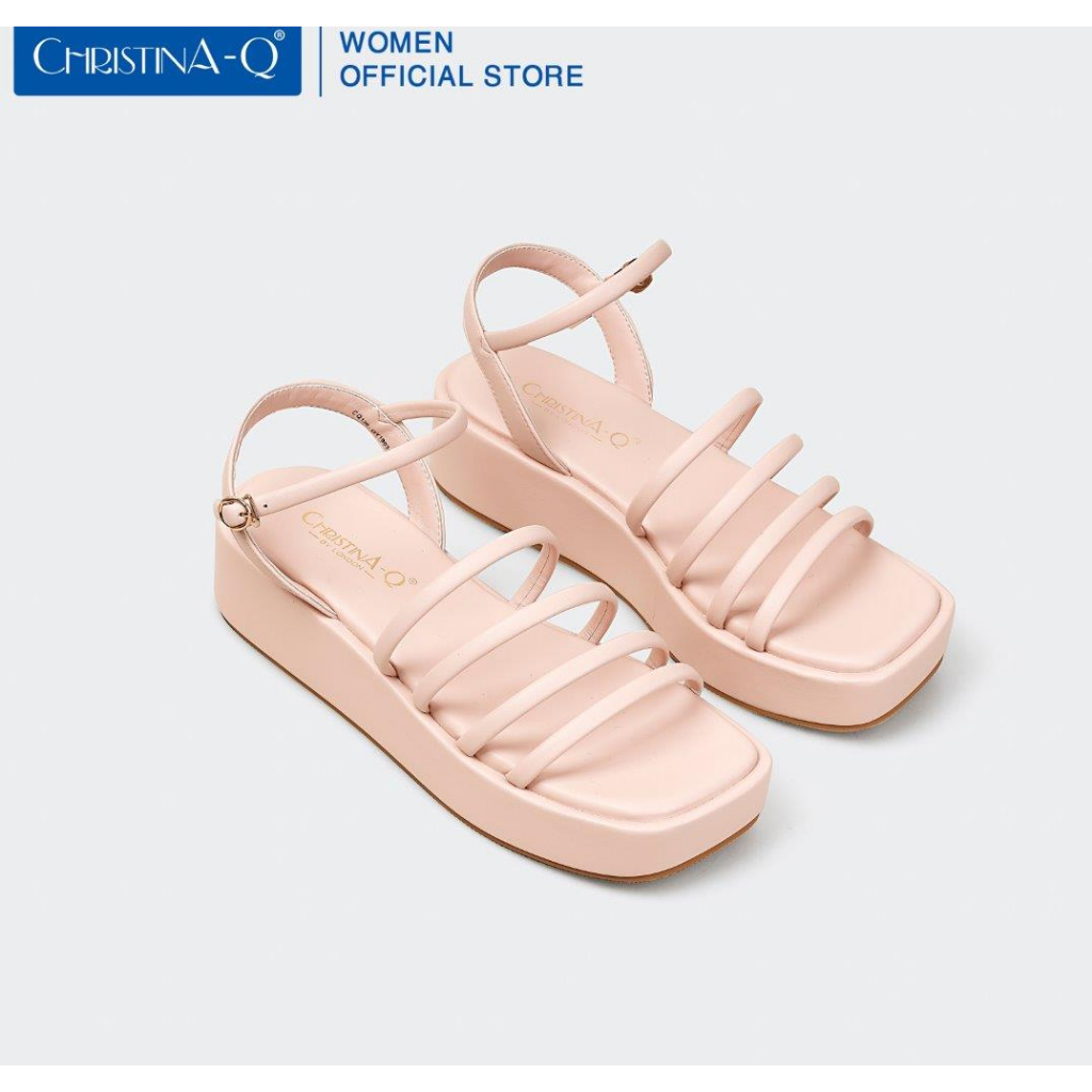 Giày Sandals Nữ Đế Xuồng ChristinA-Q XDX136