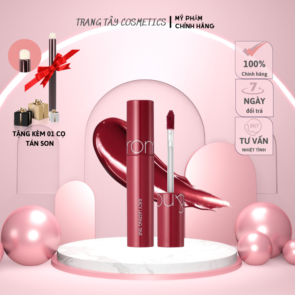 SON ROMAND JUICY LASTING màu 12- đỏ cherry