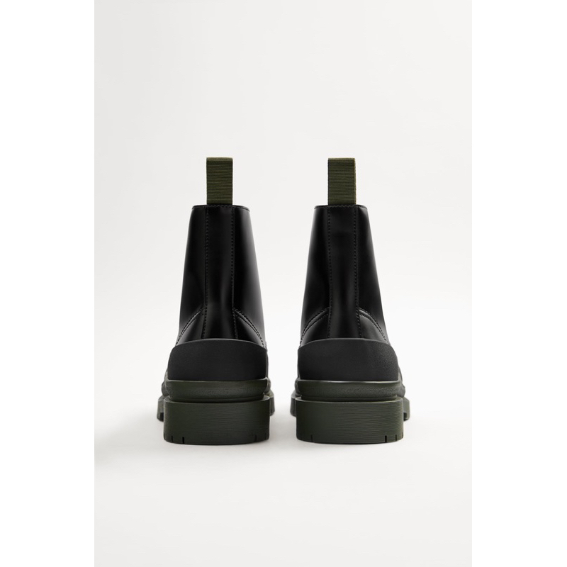 Giày boots nam đế dày Zara authentic CONTRAST SOLES size 39