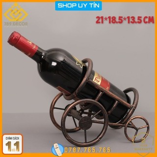 Giá Kệ để chai rượu vang hình chiếc xe cổ điển CD02