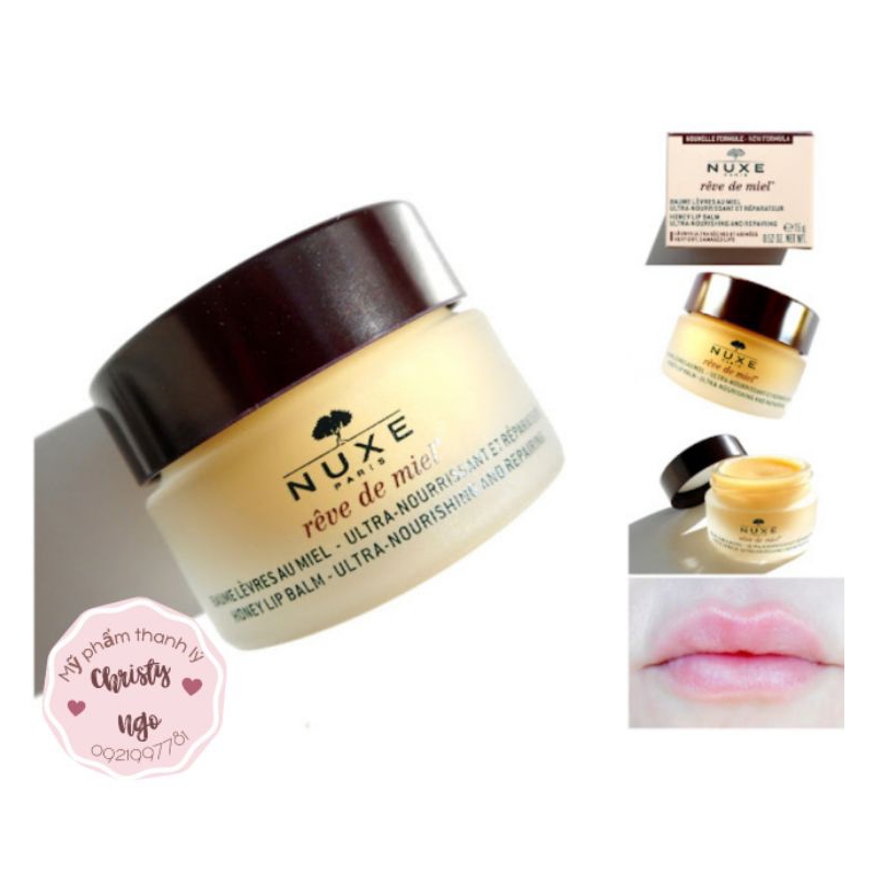 XỊN XỊN  SÁP DƯỠNG MÔI NU-XE 15G DẠNG HŨ