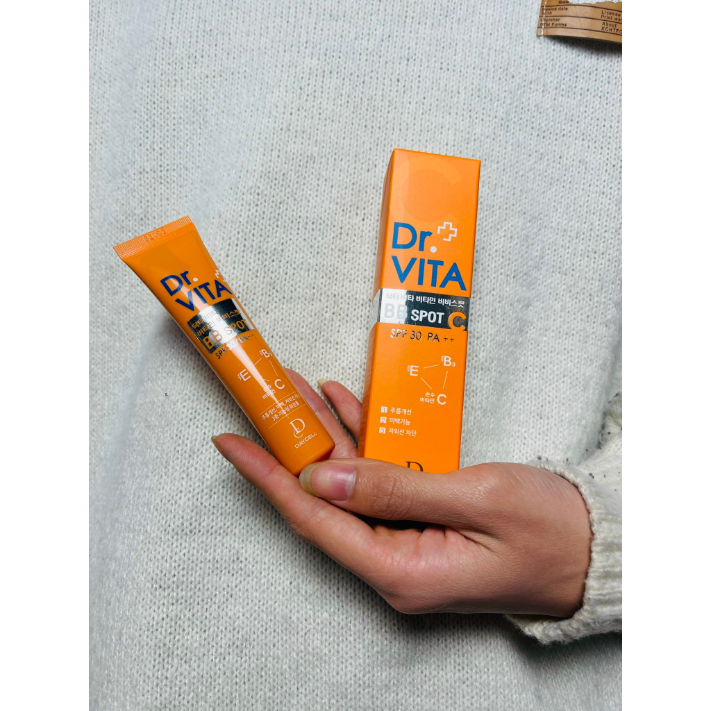 Kem nền BB Cream Dr.Vita Spot – Dr.Vita Vitamin BB Spot , kem nền che khuyết điểm, kiềm dầu, trắng da
