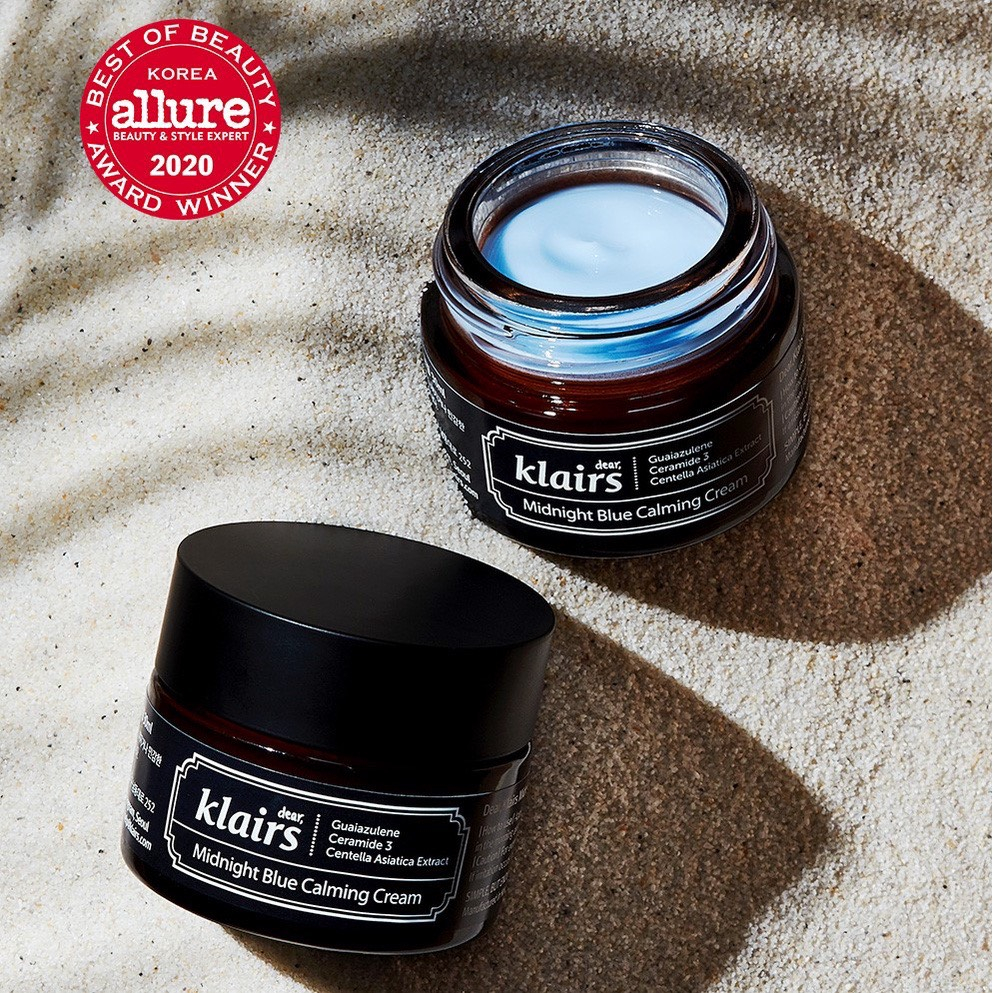 Kem Dưỡng Làm Dịu Phục Hồi Da Klairs Midnight Blue Calming Cream-Zeleneskin