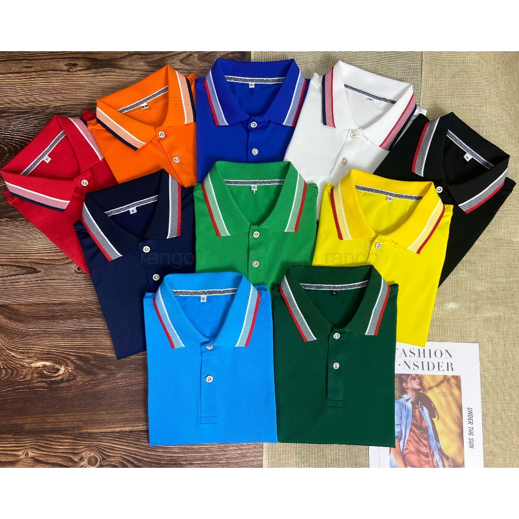 Áo polo nam  áo polo nam nữ độc quyền Cá sấu Thái cổ dệt vi tính hàng cao cấp