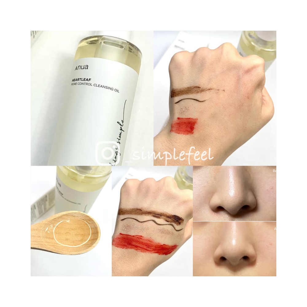 Dầu tẩy trang diếp cá ANUA HEARTLEAF PORE CONTROL CLEANSING OIL