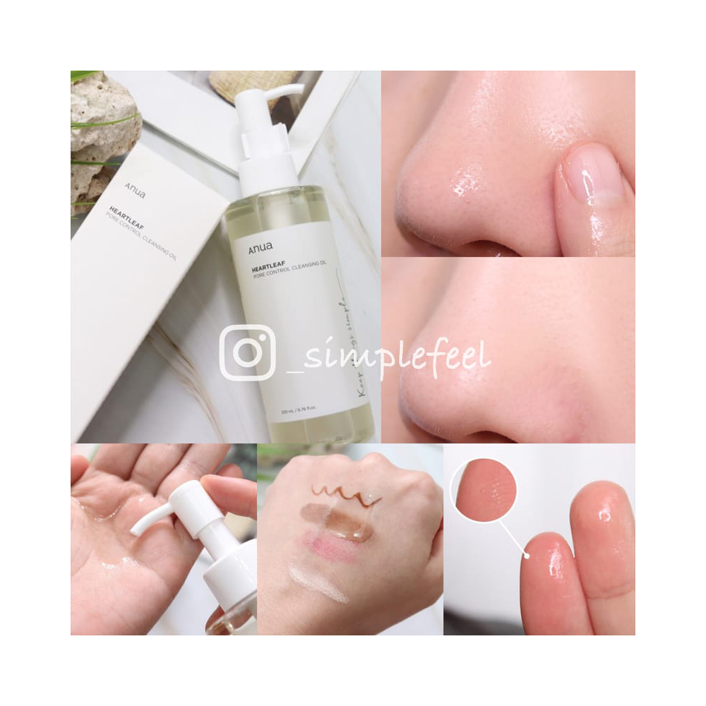 Dầu tẩy trang diếp cá ANUA HEARTLEAF PORE CONTROL CLEANSING OIL