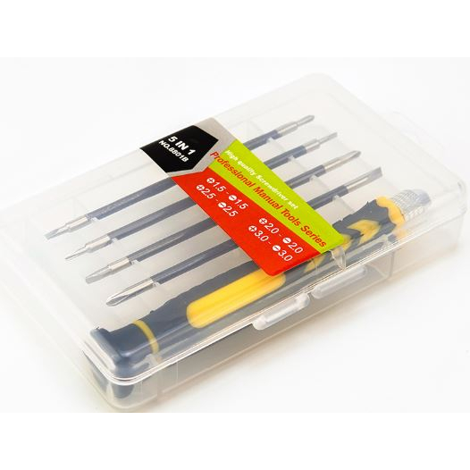 Bộ tua vít 5 trong 1  nhỏ gọn, tools sửa đồng hồ, điện thoại