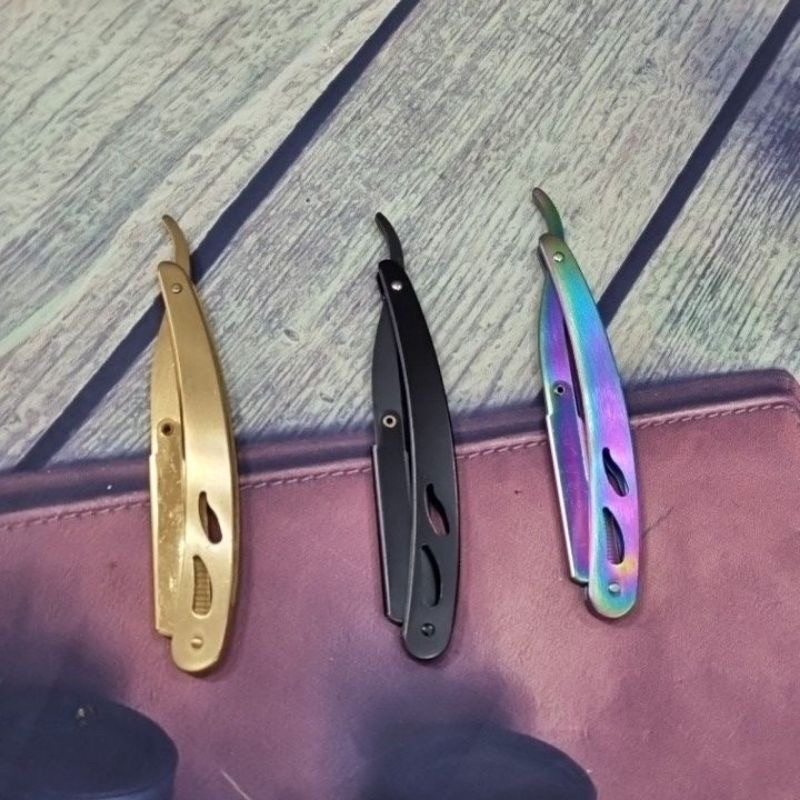 Cán dao cạo bằng thép inox titan cho SALON