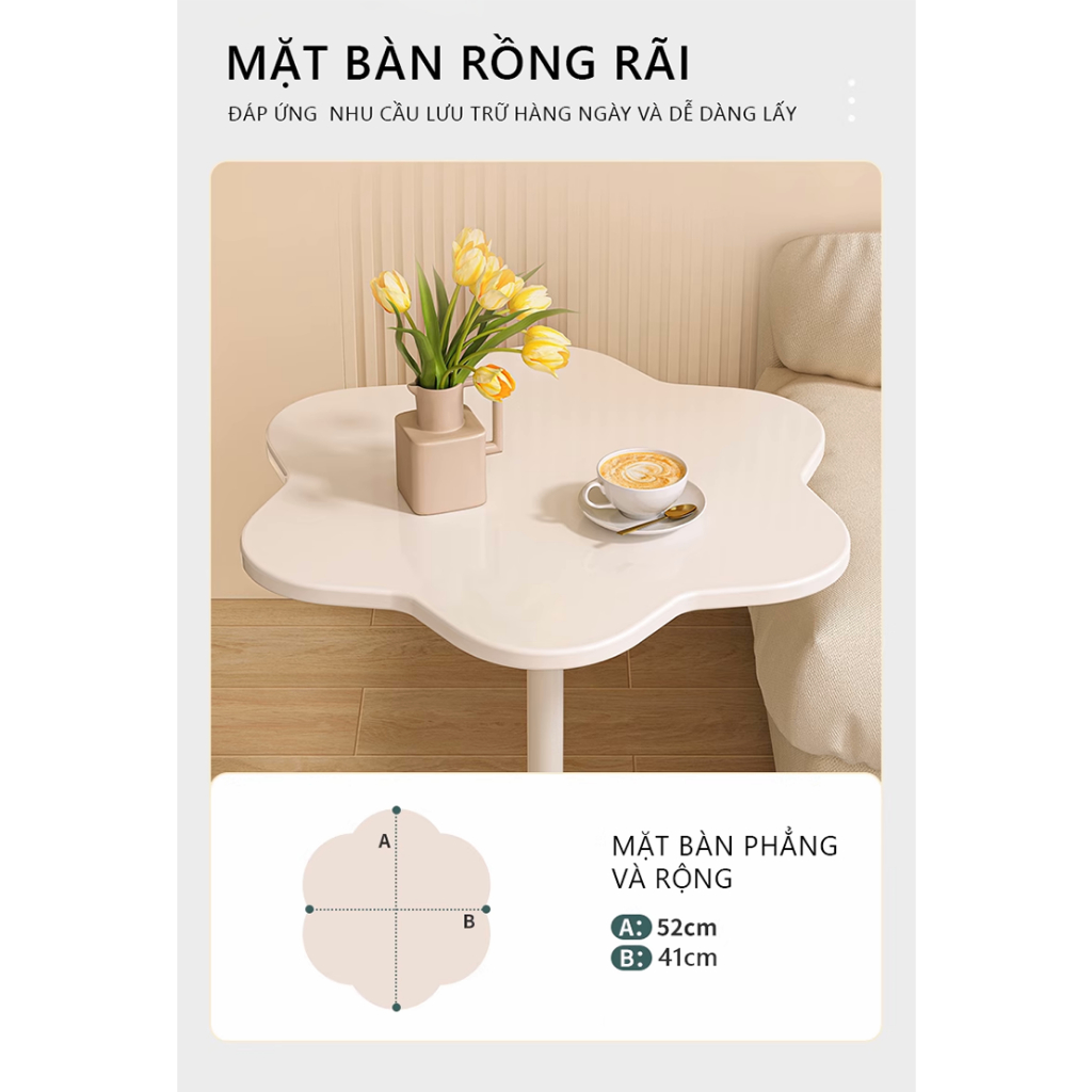 Bàn cafe dễ thương phong cách Hàn decor phòng cực xinh thương hiệu IGA - GM111