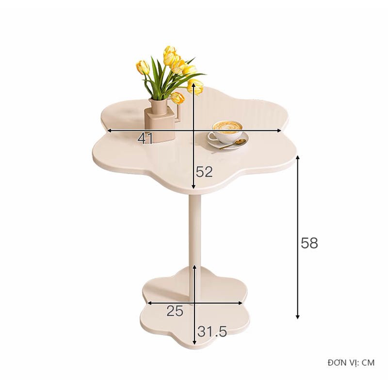 Bàn cafe dễ thương phong cách Hàn decor phòng cực xinh thương hiệu IGA - GM111
