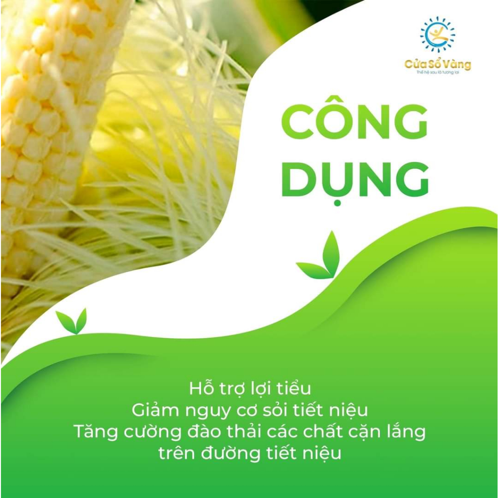 Thanh Niệu Thảo Cửa sổ vàng - Hỗ Trợ Đào Thải Cặn Lắng Đường Tiết Niệu
