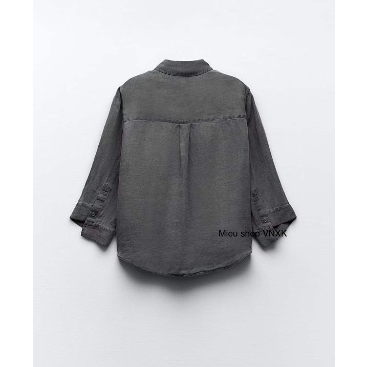 Áo sơmi linen tưng Z* R dư xịn