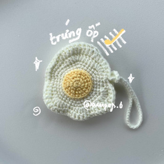 ₊˚⊹♡ charm bag| trứng ốp la len🍳