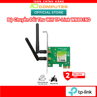 Bộ Chuyển Đổi Thu Wifi Tplink WN881ND – Bộ Chuyển Đổi PCI Express Chuẩn N Tốc Độ 300Mbps