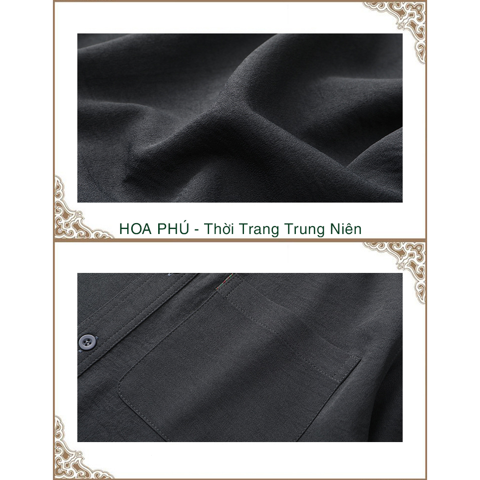 Đồ bộ Nam Trung Niên cho Bố sang trọng vải mềm, dày