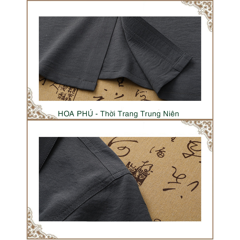 Đồ bộ Nam Trung Niên cho Bố sang trọng vải mềm, dày