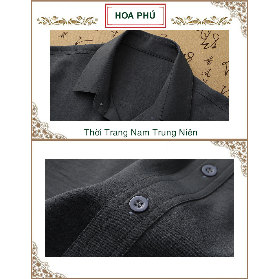 Đồ bộ Nam Trung Niên cho Bố sang trọng vải mềm, dày