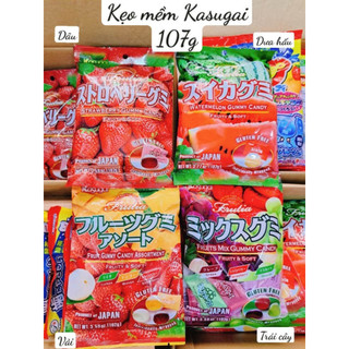 Kẹo dẻo trái cây kasugai 107g