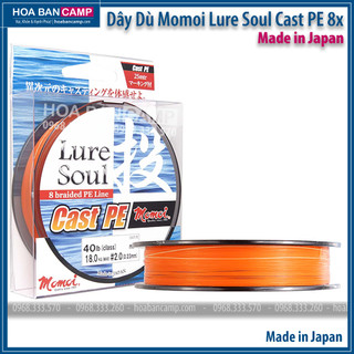Dây dù momoi lure soul cast pe 8x | 200m - made in japan