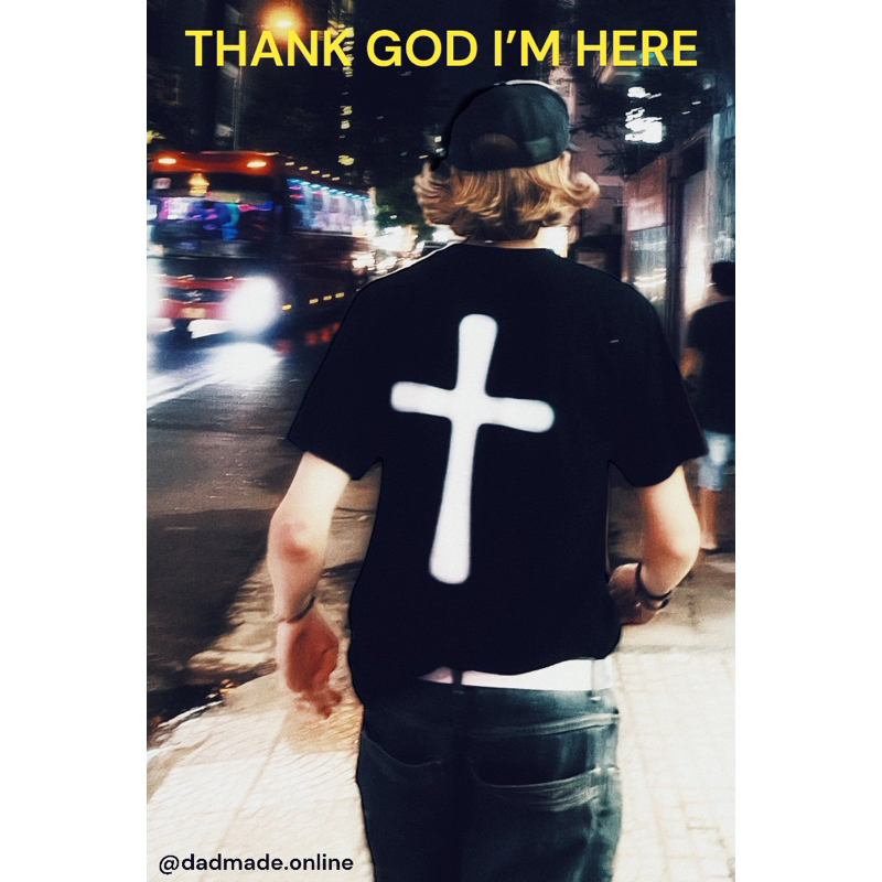 Áo Thun DADAD CROSS BLACK T-SHIRT