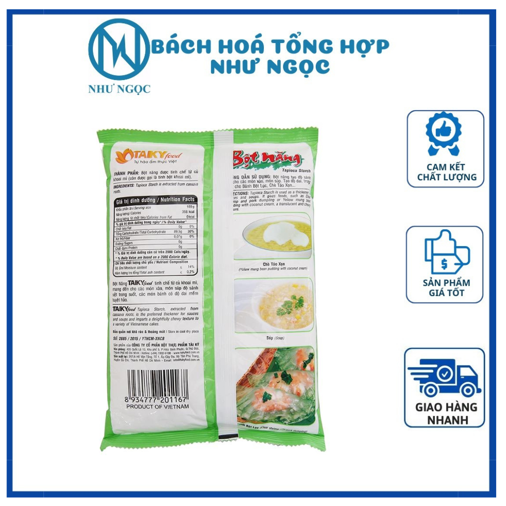 Bột Năng Tài Ký Gói 400G - Bách Hóa Tổng Hợp Như Ngọc