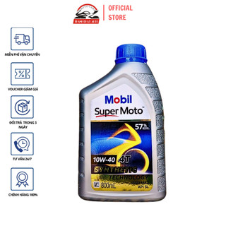 Nhớt xe số cao cấp Mobil Super 4T 10W40 800ml