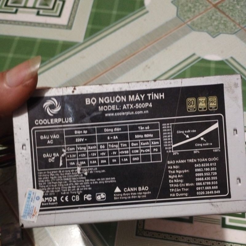 Nguồn máy tính cũ vẫn sống