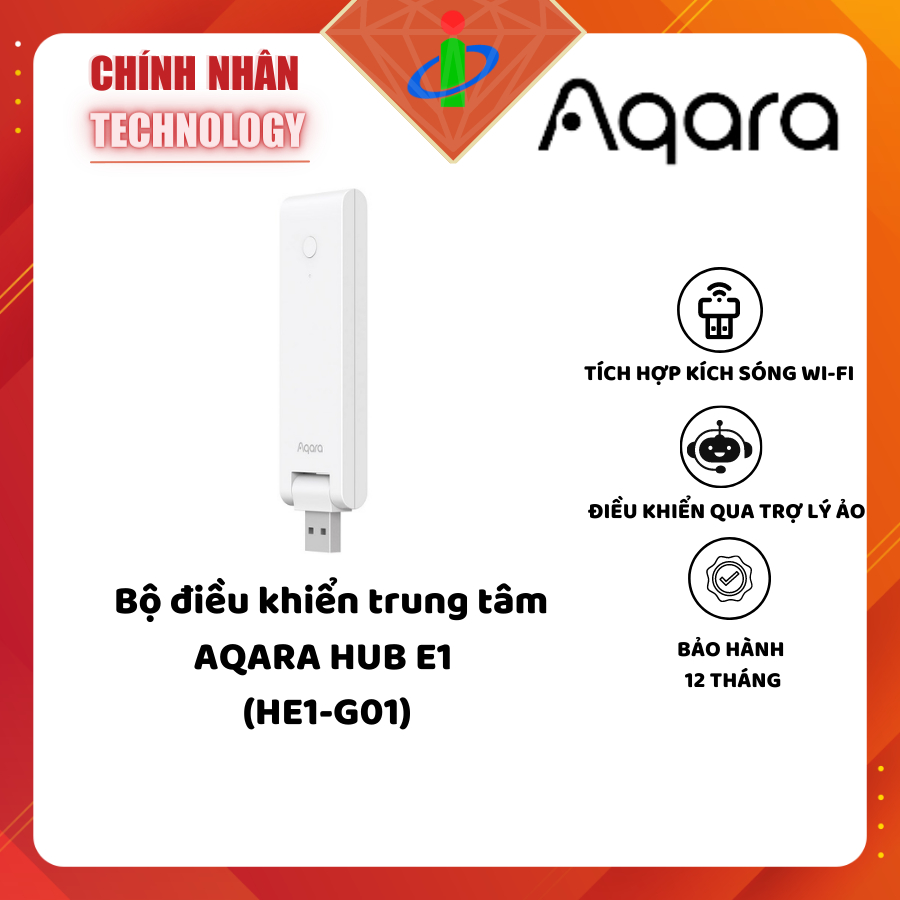 Bộ điều khiển trung tâm AQARA HUB E1 / Bảo hành 12 tháng / Chinh Nhan Technology
