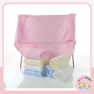 Khăn tắm kiêm chăn đắp sợi tre 6 lớp màu trơn cao cấp