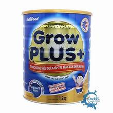 Lon sữa Nutifood Grow plus+ xanh 1500g cho trẻ suy dinh dưỡng thấp còi, giúp trẻ tăng cân,