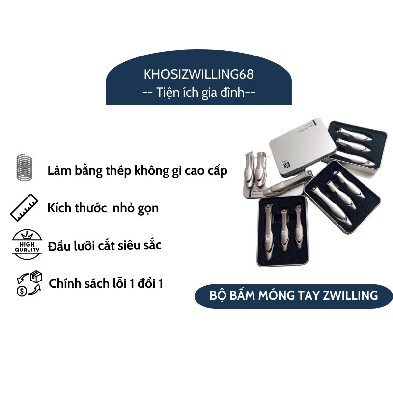 Bộ bấm móng tay Zwilling siêu đẹp