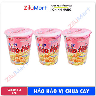 Mì Hảo Hảo ly Handy tôm chua cay loại 67g