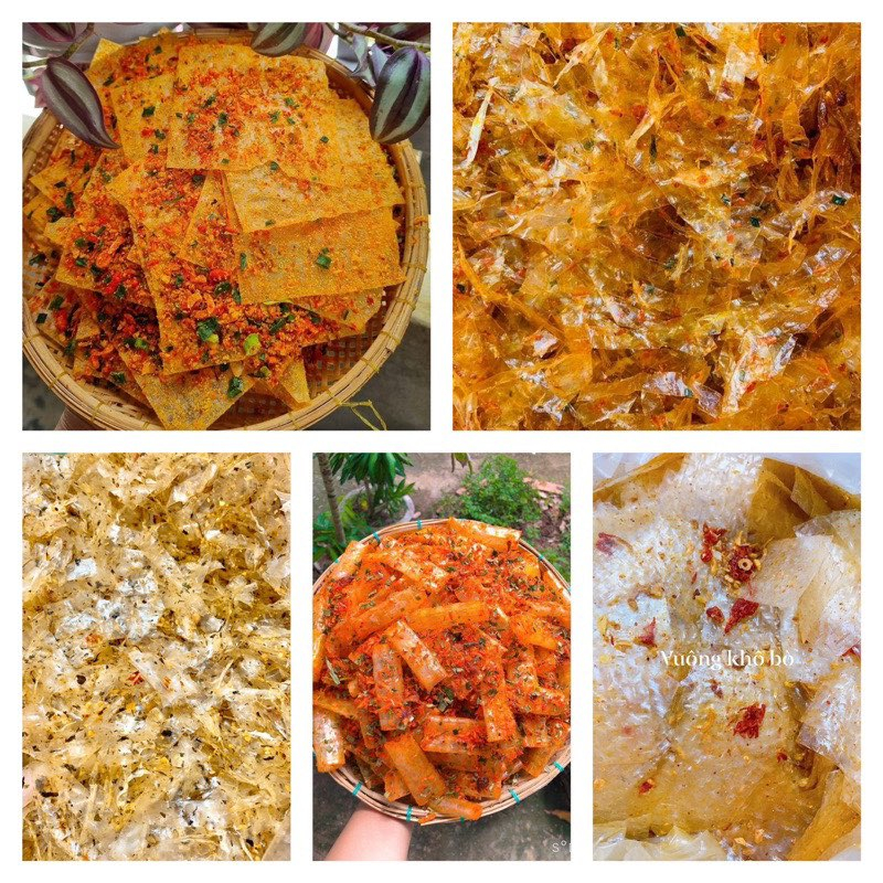 500GR BÁNH TRÁNG SỢI SA TẾ TÔM  ĐẶC SẢN TÂY NINH