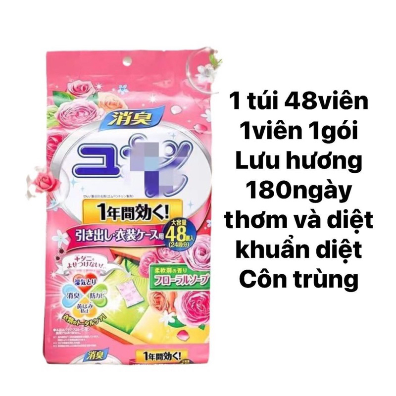 Long Não Đuổi Chuột Đuổi Gián Mùi hoa - Băng Phiến Đuổi Côn Trùng Thơm