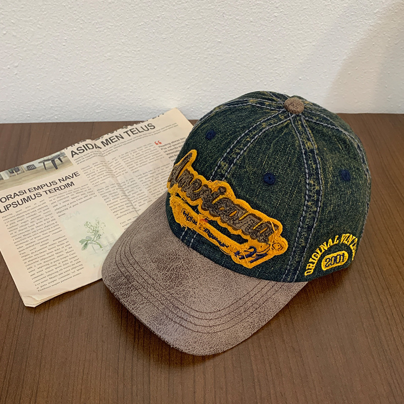 Mũ lưỡi trai AMERICA chất bò rách TA STORE