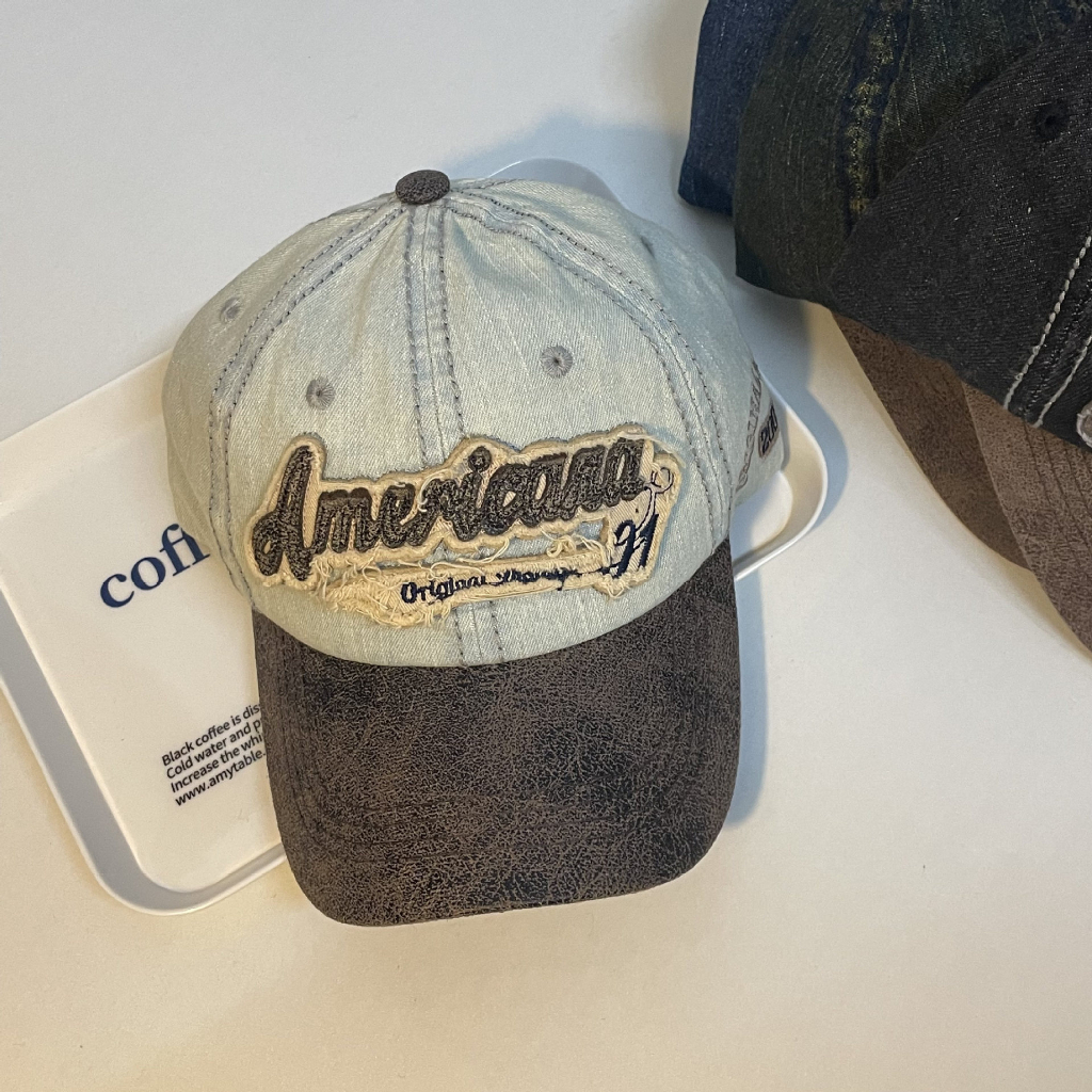 Mũ lưỡi trai AMERICA chất bò rách TA STORE