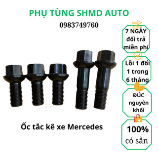 Bu lông bánh xe, ốc lốp, mũ ốc, ê cu bắt bánh, ốc tắc kê,ecu la zăng đúc nguyên khối xe Mercedes.
