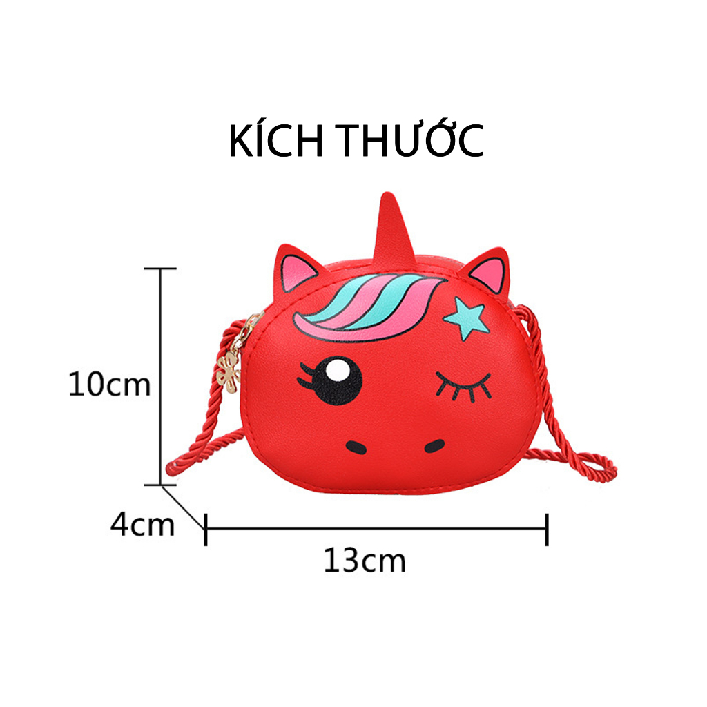 Túi đeo chéo hình Unicorn cực dễ thương cho bé CS408