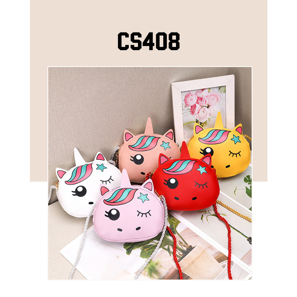 Túi đeo chéo hình Unicorn cực dễ thương cho bé CS408