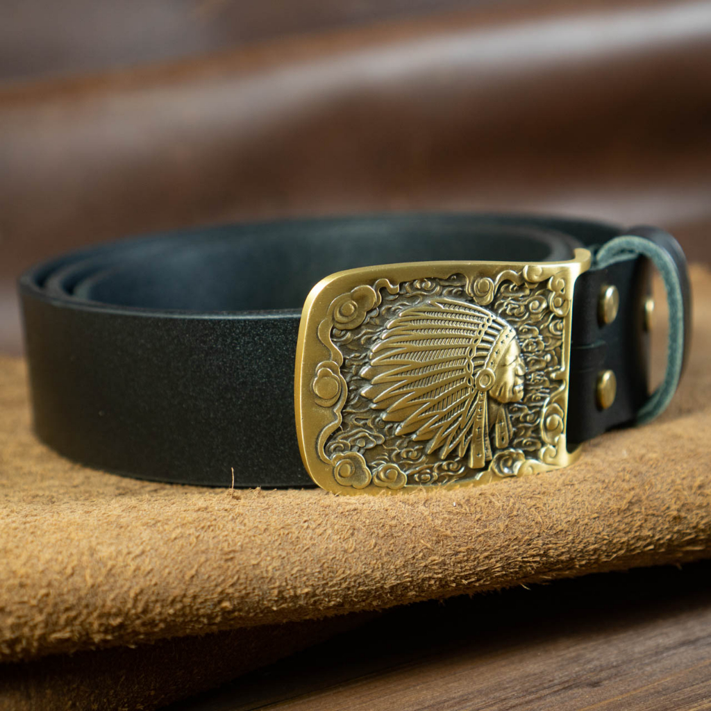 Thắt lưng nam | Dây nịt nam | Dây lưng nam |Da bò sáp | Khoá đồng đúc THỔ DÂN ĐEN | Bảo hành 12 tháng