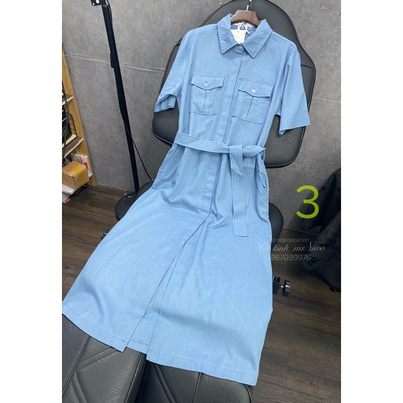 ĐẦM SOMI THIẾT KẾ - Chất Linen đã xử lý độ rút