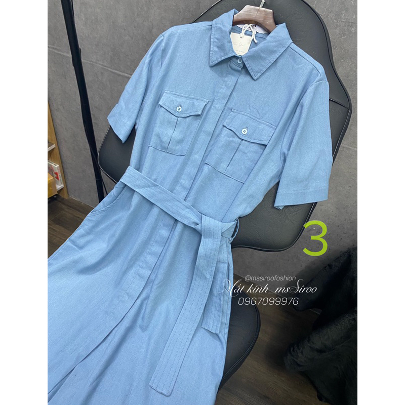 ĐẦM SOMI THIẾT KẾ - Chất Linen đã xử lý độ rút