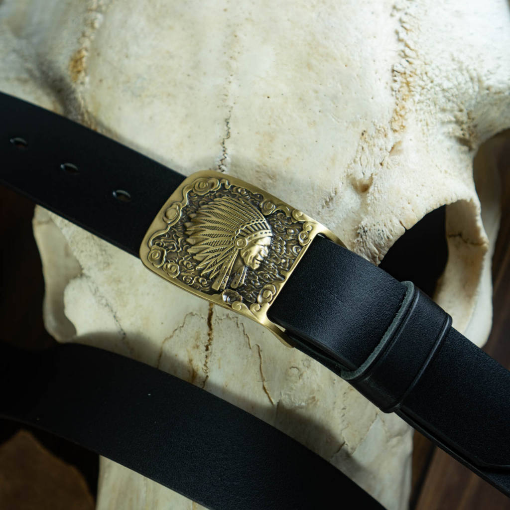 Thắt lưng nam | Dây nịt nam | Dây lưng nam |Da bò sáp | Khoá đồng đúc THỔ DÂN ĐEN | Bảo hành 12 tháng