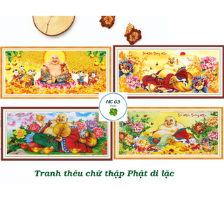 Tranh thêu 3D Phật di lặc