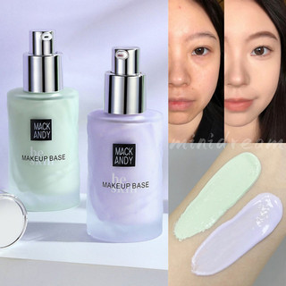 Kem lót nâng tone Mack Andy che khuyết điểm dưỡng ẩm tiện dụng, Lót kiềm dầu giúp làn da mịn màng tự nhiên cả ngày